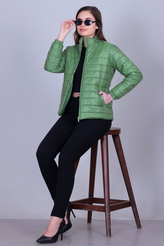 Women's Winter Puffer Jacket – Quilted, Warm & Windproof Coat