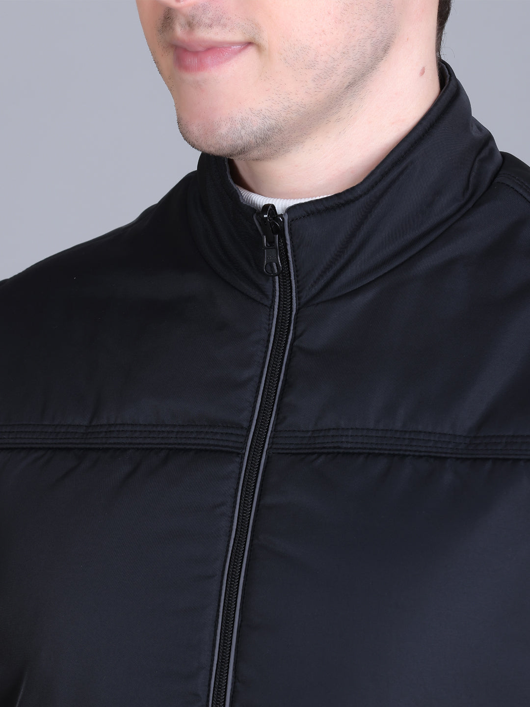 Men Winter Sleeveless Puffer Zipper Jacket