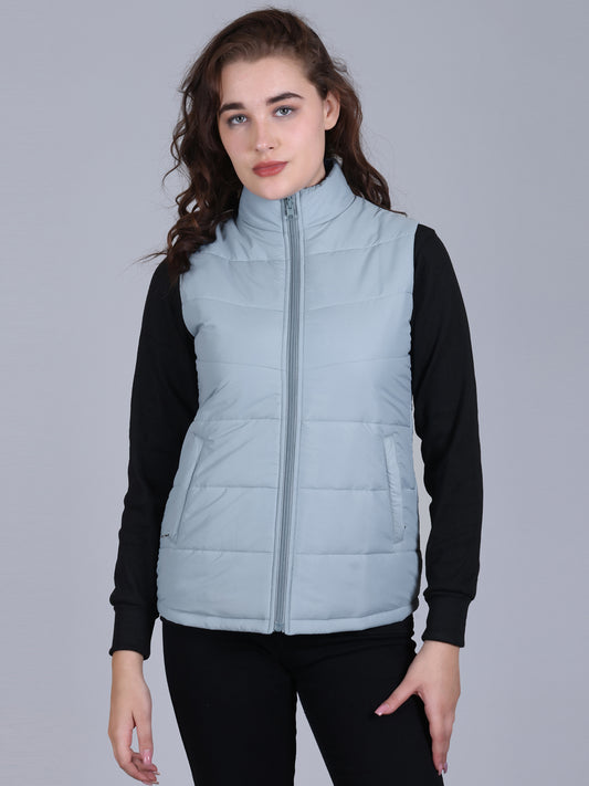 Reversible Jacket for Women Winter Wear With 2 Zip Pocket (0555)