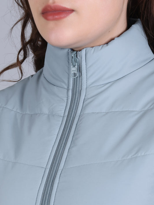 Reversible Jacket for Women Winter Wear With 2 Zip Pocket (0555)