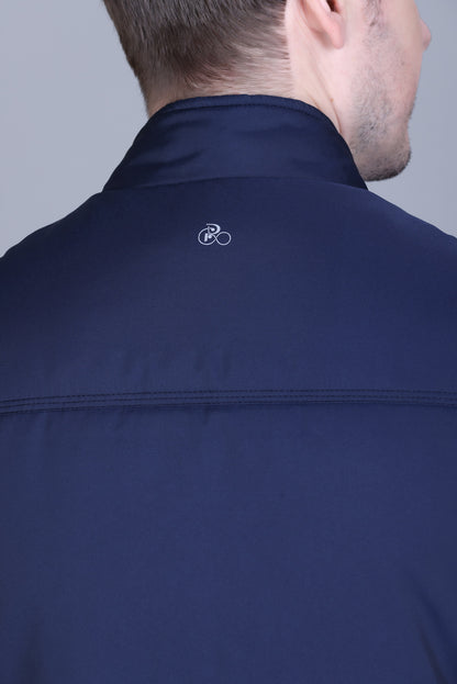 Men Winter Sleeveless Puffer Zipper Jacket