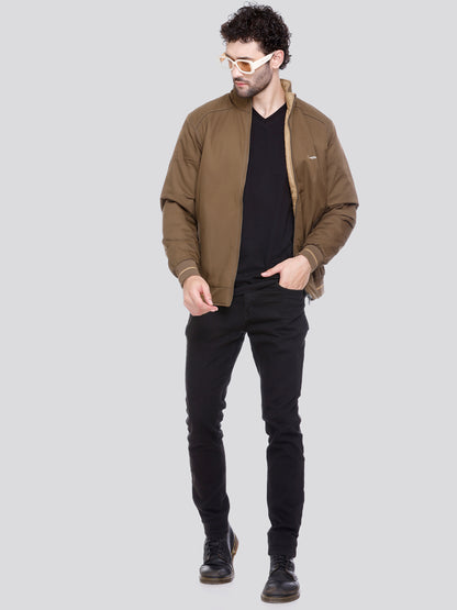 MOUSE Imported Fabric ZIPPER  Bomber Jacket Reversible Full Sleeve