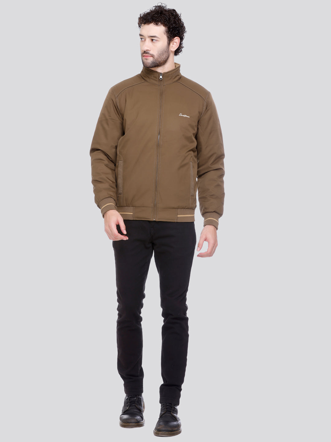 MOUSE Imported Fabric ZIPPER  Bomber Jacket Reversible Full Sleeve