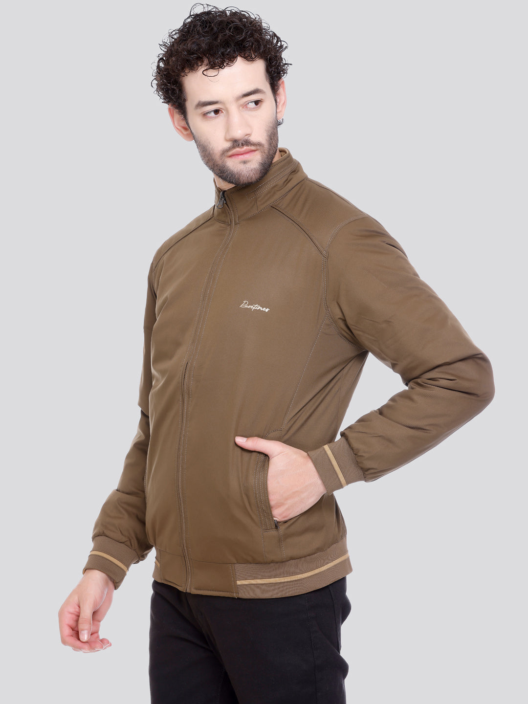 MOUSE Imported Fabric ZIPPER MEN Bomber Jacket Reversible Full Sleeve