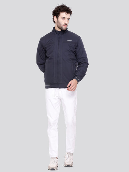 NAVY ZIPPER  Bomber Jacket  Full Sleeve