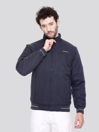 NAVY ZIPPER  Bomber Jacket  Full Sleeve